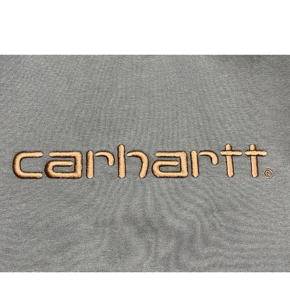 Carhartt WIP Mens Sweatshirt Deep Night Blue Size M Embroidered Logo Pullover - Picture 9 of 9